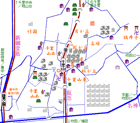 Virtual Senriyama Map